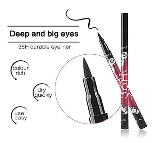 YANQINA 36H Waterproof Eyeliner (6-Pack)