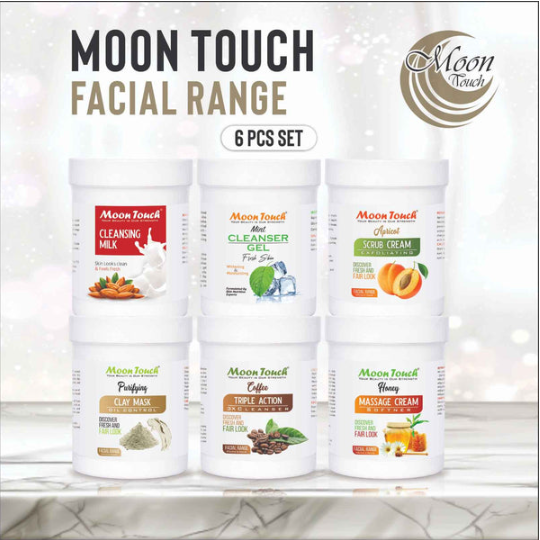 Moon Touch Facial Range - 6 Pieces ~ 500g