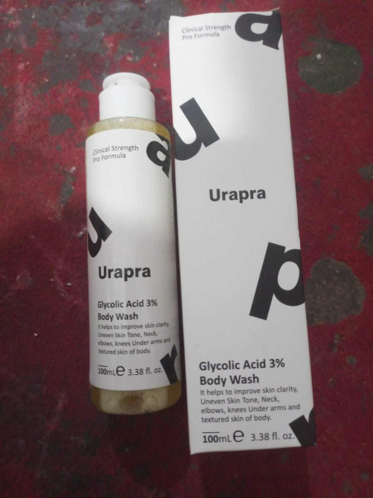 Urapra Glycolic Acid 3% Body Wash